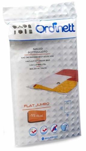Vakuuminis maišas Ordinett Ordispace Flat Jumbo, 120 cm x 80 cm, nailonas/polietilenas (pe), skaidri sp.