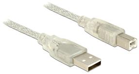 Vads Delock USB 2.0 A male, USB 2.0 B male, 1.5 m