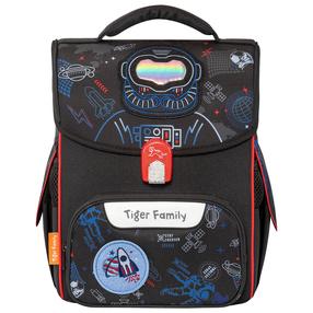 Kooli seljakott Tiger Family TGJL-099A(1), must v./mitmevärviline, 36 cm x 19 cm x 31 cm