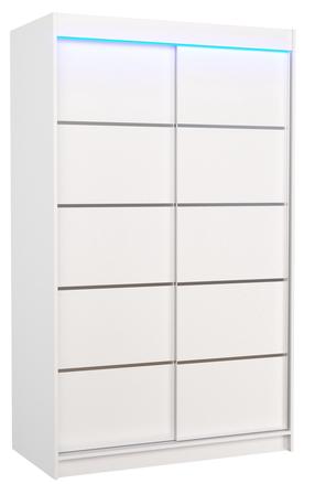 Spinta ADRK Benisso LED, balta sp., 58 cm x 120 cm x 200 cm