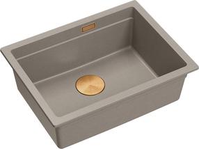 Köögivalamu GraniteQ Logan 100, graniit, 59.5 cm x 45 cm x 21.5 cm, soft toupee v.