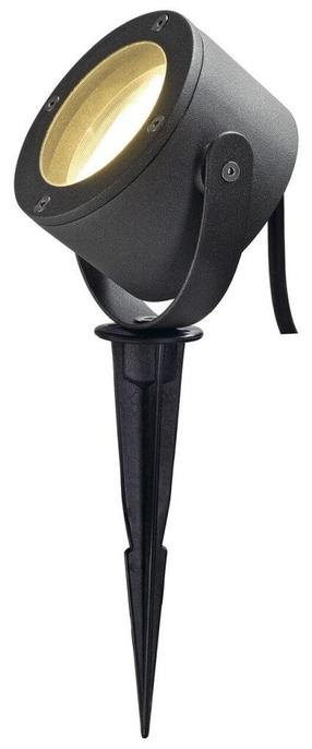 Savienojams āra apgaismojums SLV Sitra 360 Spike, 9W, GX53, IP44, antracīta krās., 6.2 cm x 12 cm