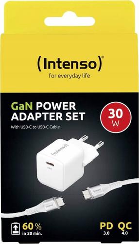 Зарядное устройство для телефона Intenso 7803042, USB Type C, 6.82 см, белый цв., 30 Вт