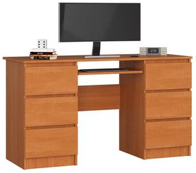 Rakstāmgalds ar atvilktnēm Akord A11, 135 cm x 50 cm, 77 cm, alkšņa krās.
