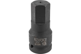 Trieciena galviņa Rockforce RF-26410026MPB, HEX, 80 mm, 26 mm, 3/4", Ø38 mm