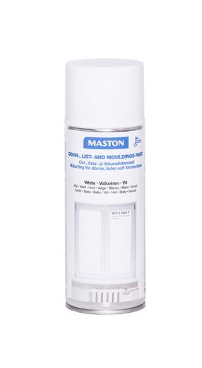 Aerozoliniai dažai Maston, paprastieji, balta sp., 0.4 l