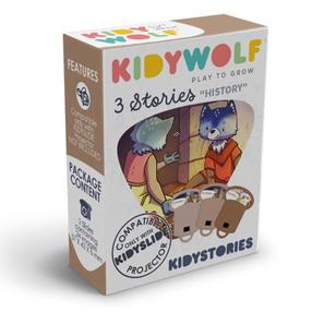 Piederums KidyWolf KidyStories History, daudzkrāsaina