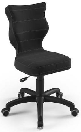 Vaikiška darbo kėdė Petit VT17 Size 3, 30 x 55 x 71.5 - 77.5 cm, juoda sp.
