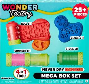 Набор пластилина, c аксессуарами MGA Wonder Factory, многоцветный, 456 г