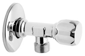 Nurgaventiil Ferro Z1234G, reguleeritav, veekulu reguleerimiseks, 3/4", 1/2"