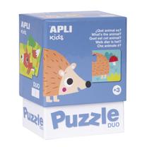 Edukacinė dėlionė APLI kids, 0.2 cm, įvairių spalvų, 24 vnt.