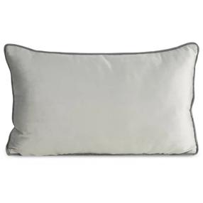 Dekoratyvinės pagalvėlės užvalkalas Melia JA128A-05, sidabro sp., 50 cm x 30 cm