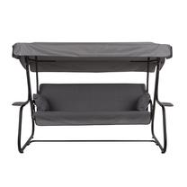 Lauko sūpynės Patio Vita Black Edition, juoda sp./pilka sp., 220 cm x 134 cm x 157 cm