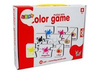 Edukacinė dėlionė Lean Toys Color Game, įvairių spalvų, 10 vnt.