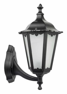 Āra sienas lampa Su-Ma Retro Classic, 60W, E27, IP43, melna krās., 24 cm x 45 cm