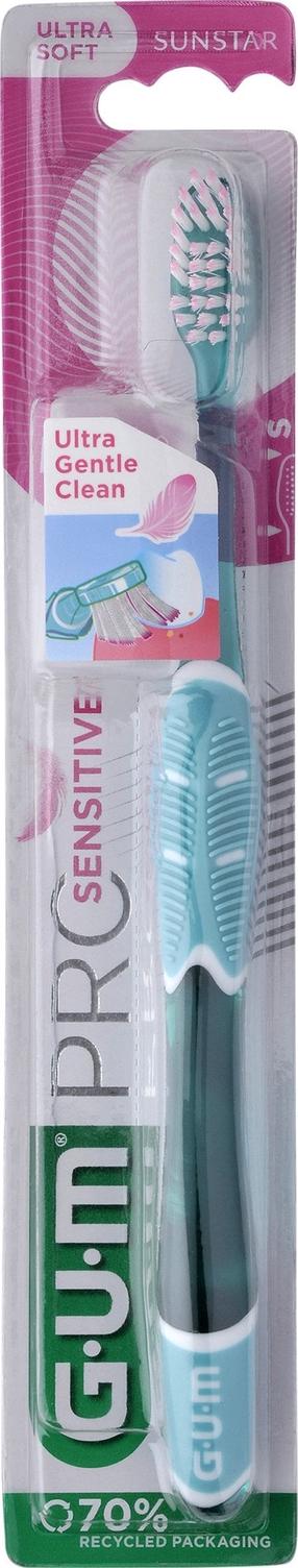 Зубная щетка GUM Sunstar Pro Sensitive 510, (цвет/дизайн выбирается случайным образом)