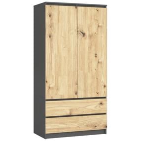 Spinta Akord S90, ąžuolo sp., 90 cm x 51 cm x 180 cm