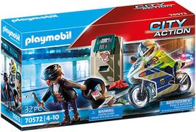 Konstruktor Playmobil City Action Panga Röövli Tagaajamine 70572