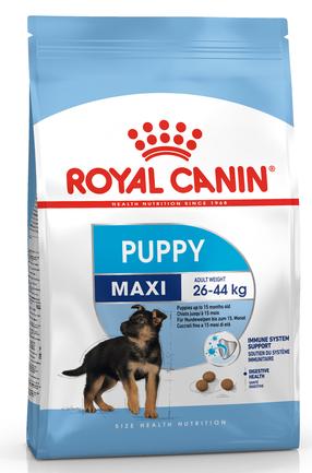 Sausas šunų maistas Royal Canin Puppy Maxi, vištiena/kiauliena, 4 kg