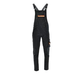 Darba puskombinezons Sara Workwear Comfort, melna krās./oranža krās., L izmērs