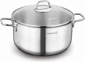 Kastrul Korkmaz Perla A1571, Ø26 cm, 6.8 l, hõbe v.