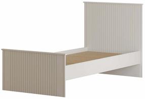 Lova viengulė Kalune Design Rb-185-10, 90 x 190 cm, balta sp., be čiužinio