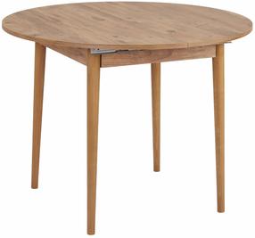 Valgomojo stalas išskleidžiamas Nordure Viona, pine, 100 - 131 cm x 100 cm x 75 cm