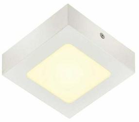 Šviestuvas lubų ir sienų SLV Senser 1003017, LED, 3000 °K, 1 x 8.4 W, balta sp. / balta sp., 11,5 x 11,5 x 3,5 cm