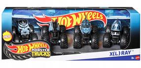  Набор игрушечных машин Mattel Hot Wheels Monster Trucks XL Ray JGD67, синий цв.