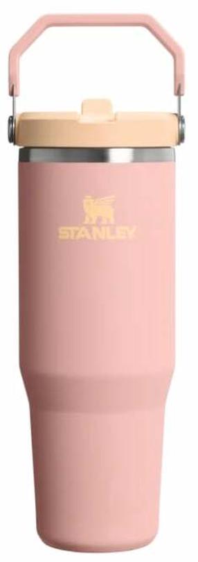 Termokrūze Stanley The IceFlow Flip Straw 2.0 Tumbler, 0.89 l, peach krās.