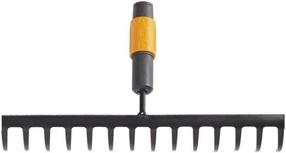 Grābeklis vēdekļa Fiskars QuickFit 1000653, bez kāta, 295 mm, melna krās./oranža krās.