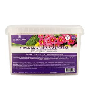 Väetis lilledele Horticom Summer, pulber, 2 kg