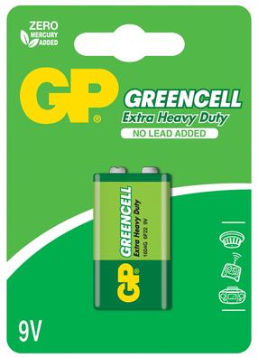 Baterijas GP Batteries GPPVCF9VG006, 6F22, 9 V