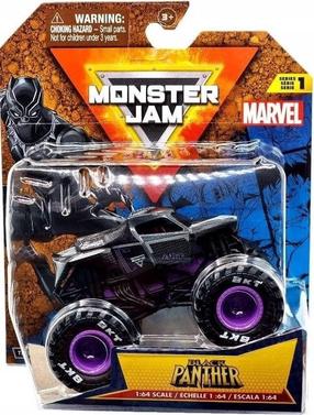 Игрушечный квадроцикл Spin Master Monster Jam Black Panther, 1:64, черный цв.
