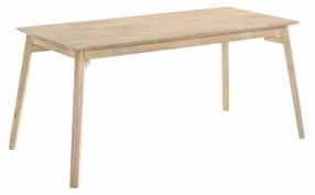 Valgomojo stalas Homla Malo, rusva, 160 cm x 75 cm x 76 cm