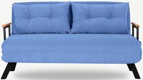 Sofa-lova Hanah Home Sando 2-Seater, mėlyna sp., 78 x 133 cm x 78 cm