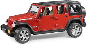 Rotaļu visurgājējs Bruder Jeep Rubicon 02525, 1:16, melna krās./sarkana krās.