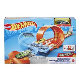 Автомобильная трасса Mattel Hot Wheels Action Drift Master Champion GBF81, многоцветный/(цвет/дизайн выбирается случайным образом)
