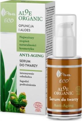Сыворотка для лица Ava Laboratorium Aloe Organic Barbary and Aloe Vera Serum, 30 мл