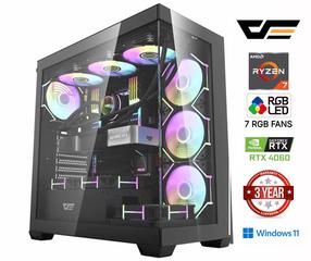 Стационарный компьютер Mdata Gaming Ryzen 7 7800X3D, DDR5 32 GB, SSD 1 TB, RTX 4060 8 GB 90301758