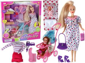Leļļu komplekts Lean Toys Defa Lucy 14770, 32 cm, daudzkrāsaina