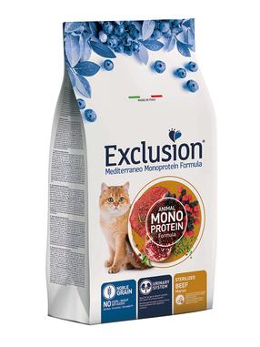 Sausas kačių maistas Exclusion Mediterraneo, jautiena, 1.5 kg