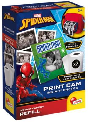 Заправка моментальной камеры Lisciani Spiderman Print Cam 2, белый цв.