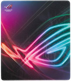 Peles paliktnis Asus ROG Strix Edge, 40 cm x 45 cm x 0.2 cm, zila krās./melna krās./rozā krās.