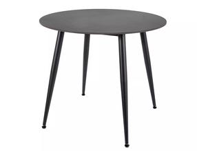 Stalas Rion, juodas, 90 cm x 90 cm x 76 cm