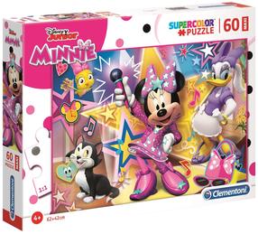 Dėlionė Clementoni SuperColor Maxi Disney Minnie 26443, 62 cm x 42 cm, 60 vnt.