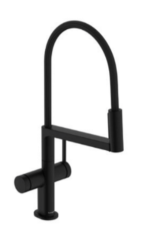 Кухонный смеситель Hansgrohe Talis Select M54, черный цв.