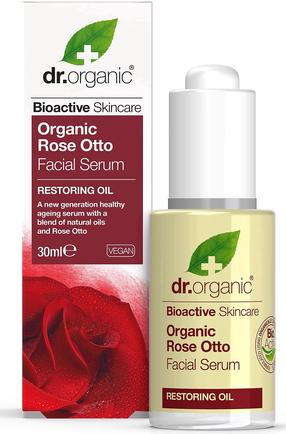 Сыворотка для лица Dr. Organic Rose Otto, 50+