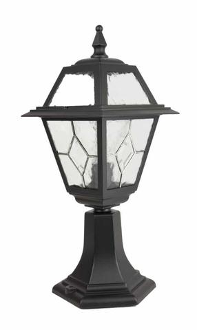 Brīvi stāvošs āra gaismeklis Su-Ma, 60W, E27, IP43, melna krās., 19.5 cm x 47 cm