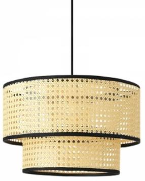 Lampa karināms Opviq Chandelier AYD-3352, dzeltena krās. / melna krās.